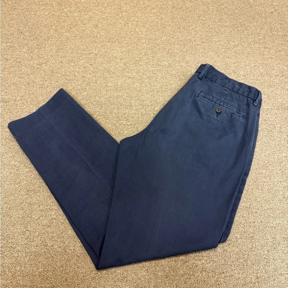 J.Crew: Men's Navy Chino Pants, Urban Slim Fit, Size 33W 32L
